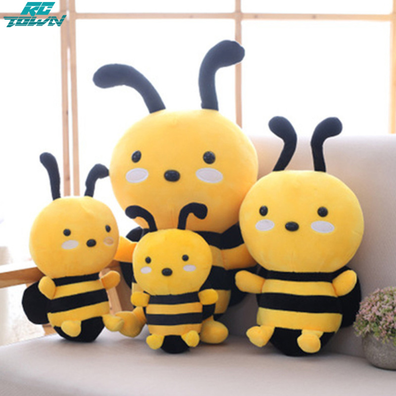 Honeybee Plush Toy Lovely Bee with Wings Soft Stuffed Baby Dolls Children