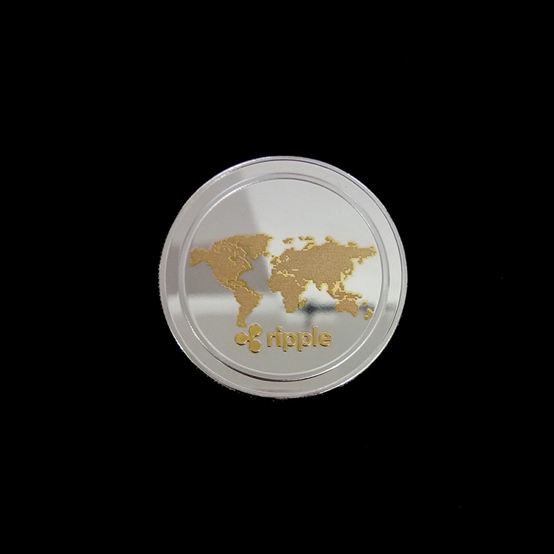 💖Sexy Lingeries 🎈 1 Đồng xu Ripple mạ xrp Crypto đồng xu sưu tập Ripple xrp kỷ niệm
