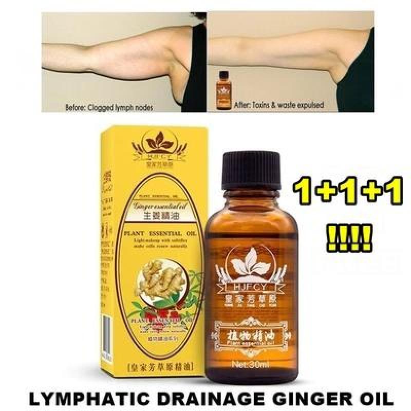 Buy BUY 1 FREE 2! LYMPHATIC DRAINAGE GINGER OIL NATURAL PLANT THERAPY 30ML Singapore
