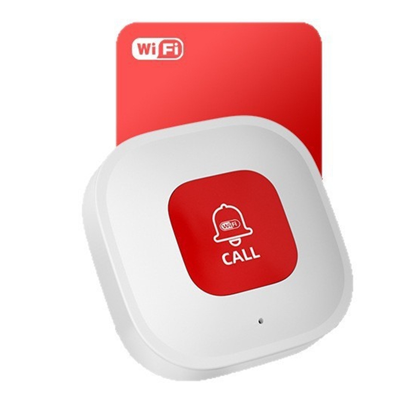 【Latest model】Call Button Tuya WiFi Technology for Elderly Caregiver Pager, W App Notification, Life Alert System, for Elderly Monitoring ราคา 409 บาท*ส่งฟรี