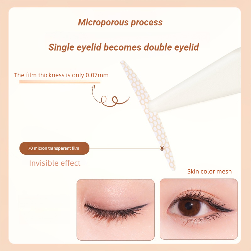 [fapo] AKF Double Eyelid Patch, Invisible, Natural, Without Trace, Durable.makeup Tools Eyelid Tape Eyelid Lifter Strips Eyelid Taping