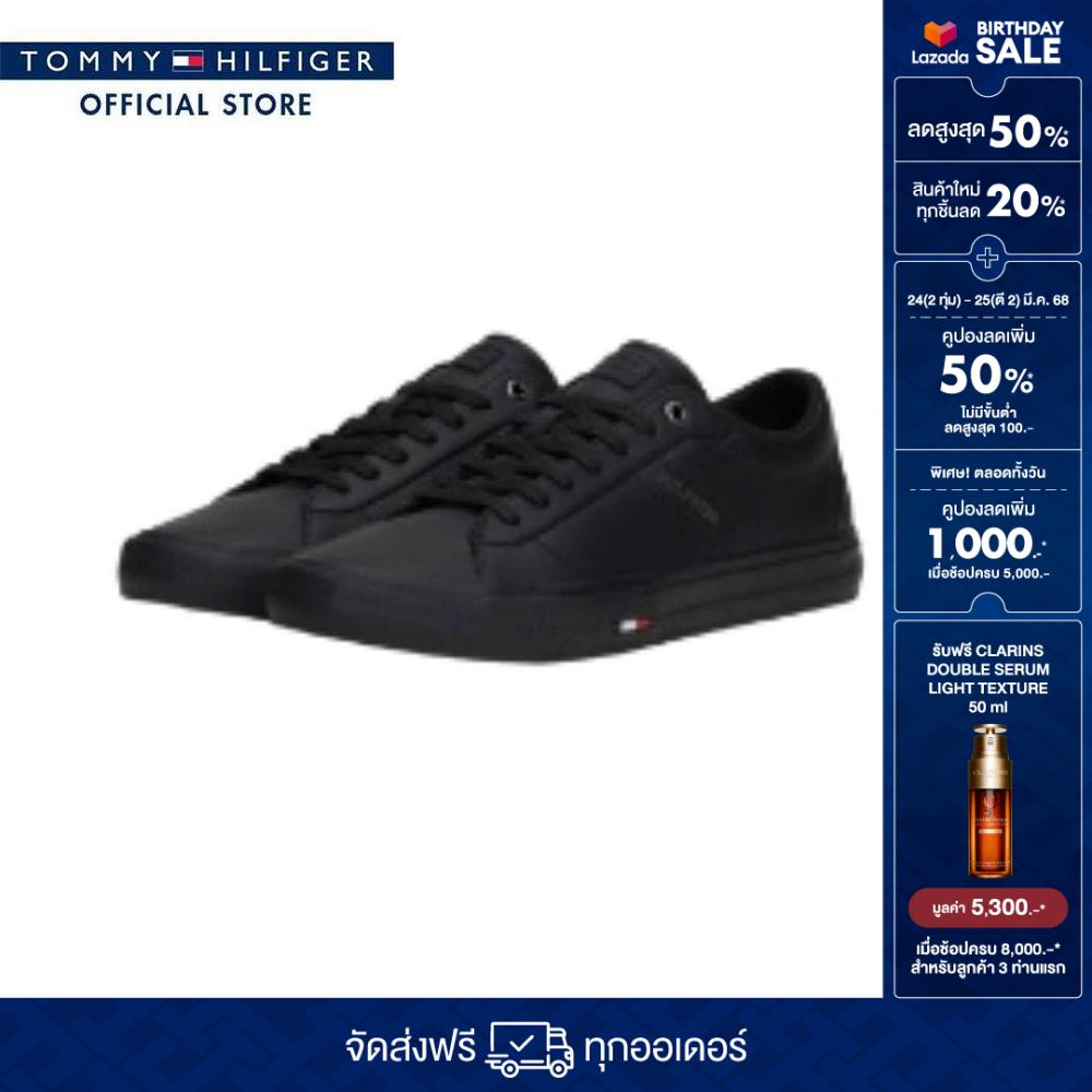 Tommy Hilfiger Men Sneakers Model FM0FM05201 BDS - Black ราคา 6,590 บาท*ส่งฟรี