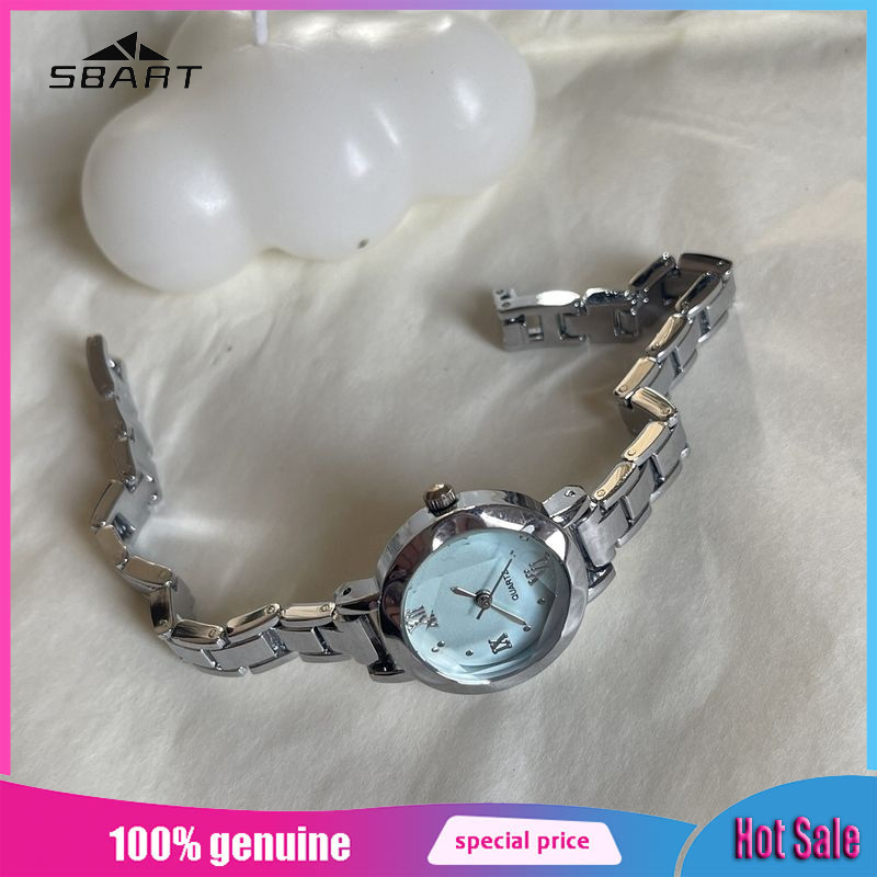 Elegant Minimalist Women's Watch with Classic Design and Comfortable Metal Bracelet ราคา 102 บาท*ส่งฟรี
