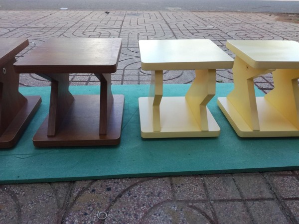 Set 2 Chân loa gỗ Kích thước 20x20x20 cm để bàn  chống rung, kiêu dáng đẹp.