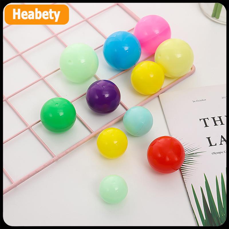 【2-3 ngày giao hàng】 50pcs Mini 32mm rõ ràng minh bạch nhựa viên nang đồ chơi bất ngờ bóng nhỏ container làm những điều mô hình gashapon đồ chơi