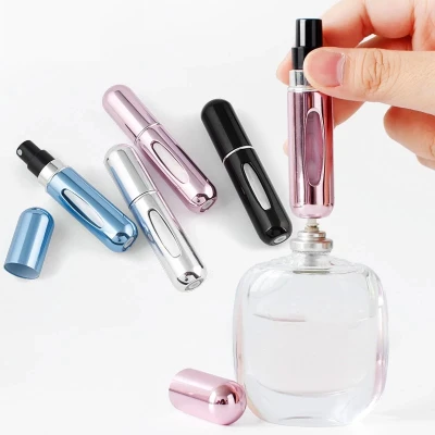 [SG Local Seller] - Travel Portable Mini Refillable Perfume Atomizer 5ml Bottle Scent Pump Spray Case