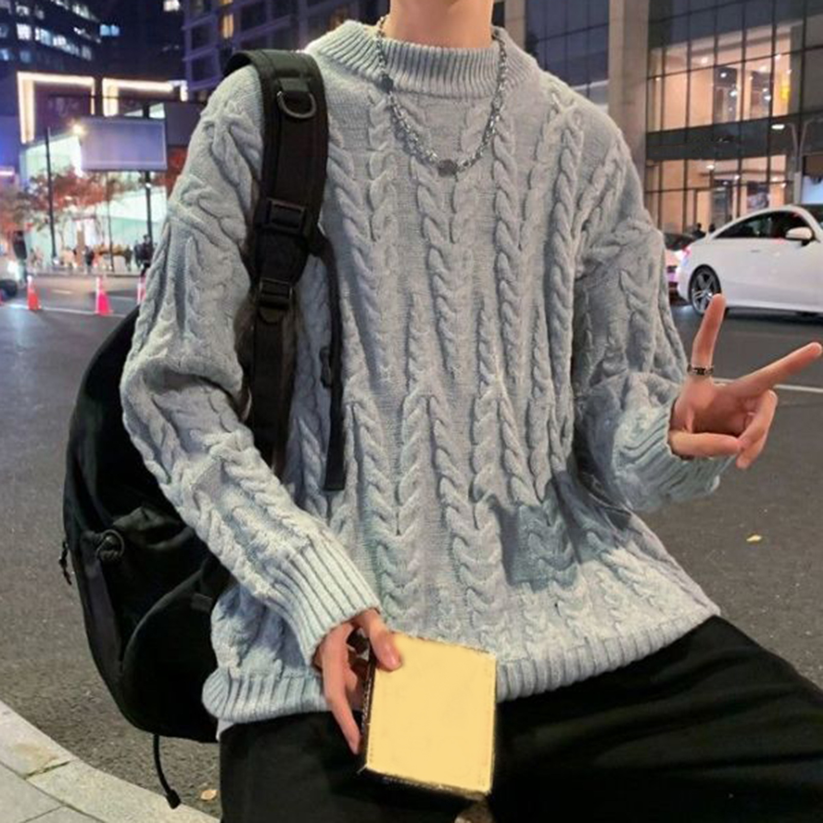 Herren Pullover Strickpullover Für Den Winter Mit Langen Ärmeln_voghion.com