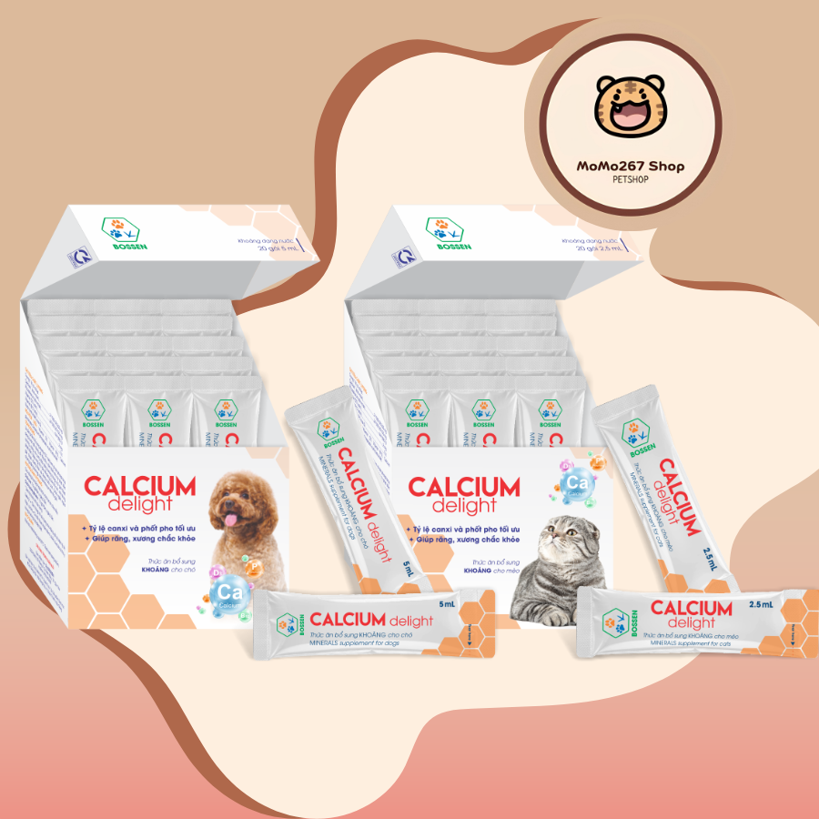 Bổ sung CANXI cho chó mèo CALCIUM DELIGHT 4ml