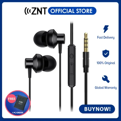 [HOT] ZNT R620 Wired Earphones 3.5MM GAMING Headset EarBuds, in-Ear Earphone GAMING Earpiece, Stereo HIFI Deep Bass Sound Quality, Volume Control, Earphones with Mic, Built-in Microphone
