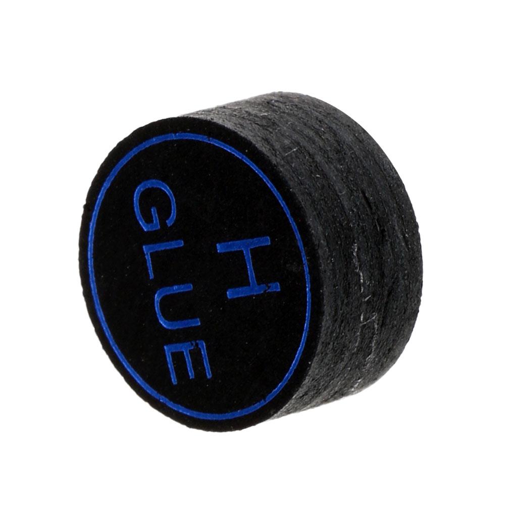 Perfeclan High Quality Pigskin Leather Billiard Pool Cue Tips Black 11