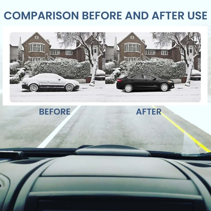 【Trending Now】 Winter Car Window Glass Device Easy to Install Windshield Ice & Snow Protector Keep Your View Clear in Cold Weather