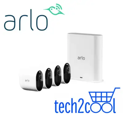 Arlo Pro 3 VMS4440P 2K QHD Wire-Free Security 4-Camera System #Promotion