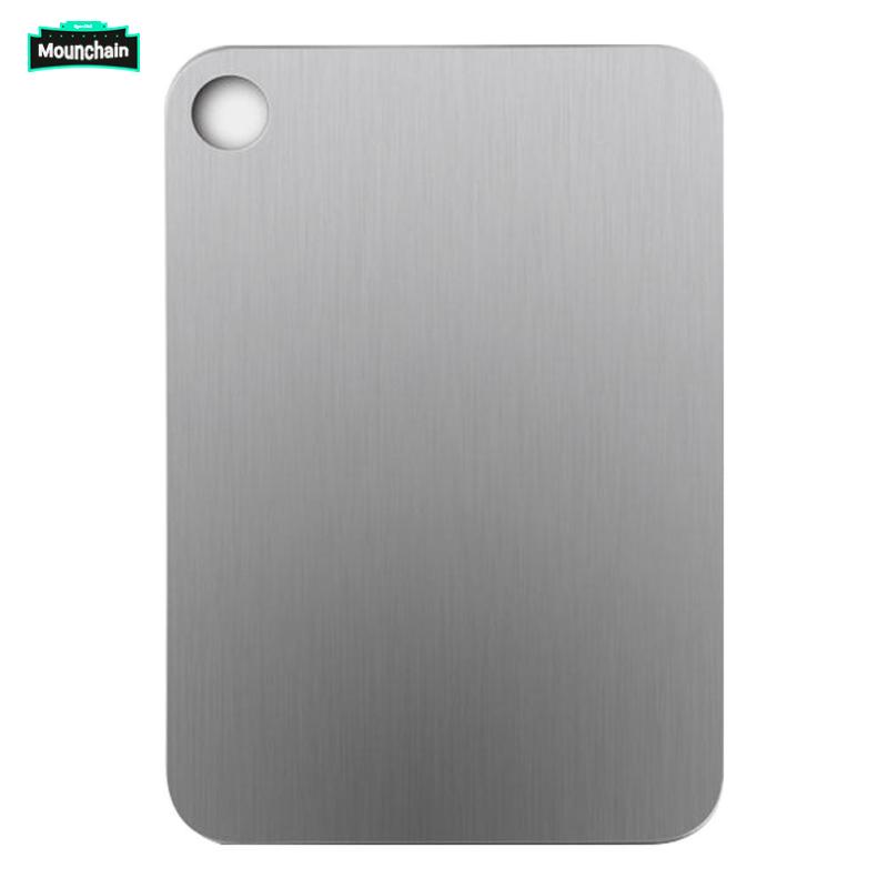 Titanium Cutting Boards Portable Kitchen Pure Titanium Double Sided Cutting Boards Hanging Chopping Board With Smooth Edge ราคา 1,911 บาท*ส่งฟรี