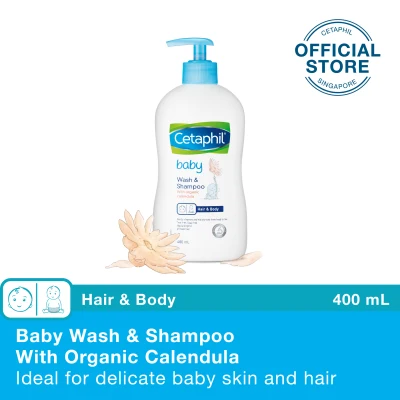 Cetaphil Baby Wash & Shampoo with Organic Calendula 400ml