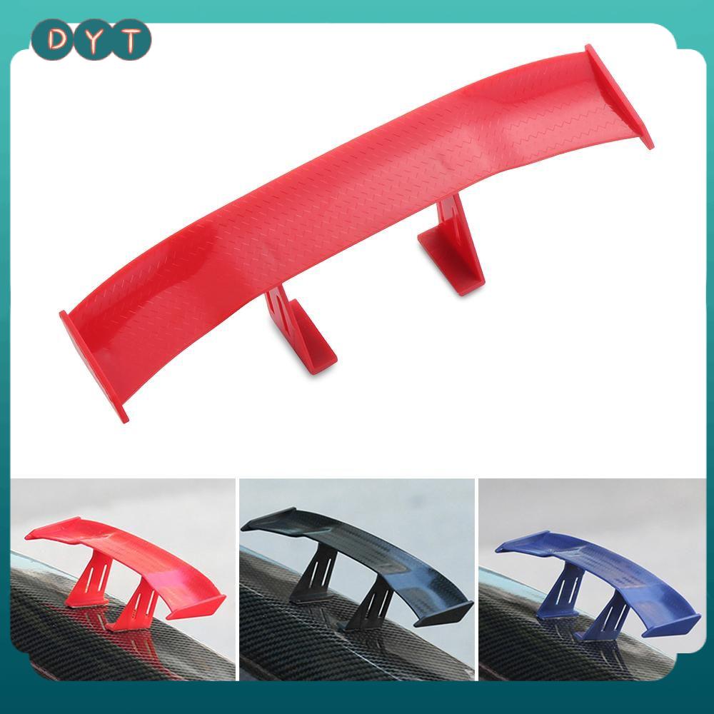 DYT  bức ABS Đen / Trắng / Đỏ / Xanh / Xám Cánh thân sau Trang trí đuôi xe Spoiler nhỏ Sợi carbon