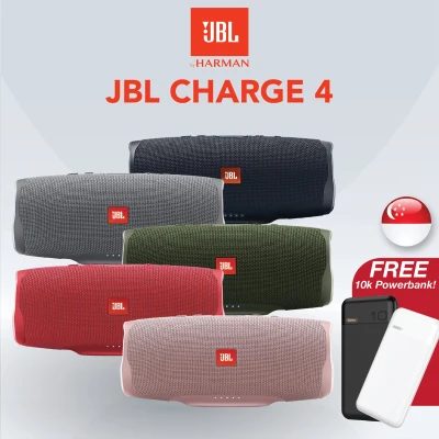 [SG] JBL Charge 4 Portable Wireless Bluetooth Speaker (Waterproof)