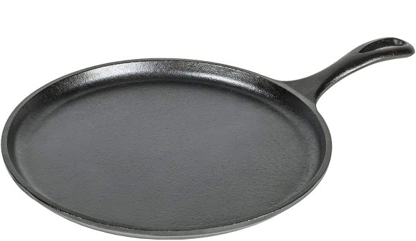 Lodge Cast Iron Round Griddle, Pre-Seasoned, 10.5-inch Singapore