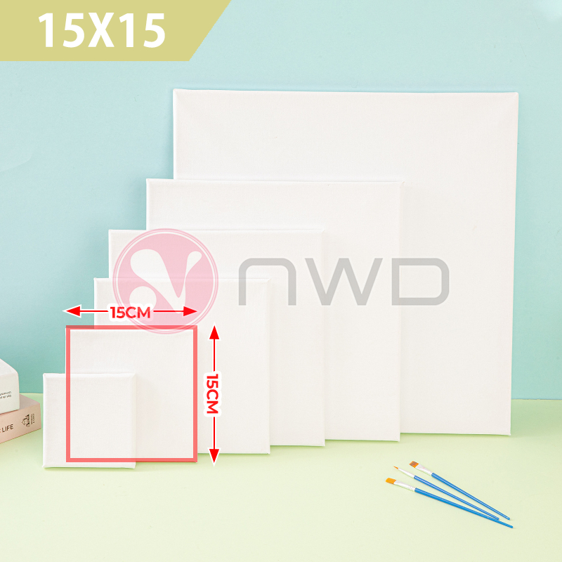《 𝗣𝗔𝗜𝗡𝗧 𝗙𝗥𝗜𝗘𝗡𝗗𝗟𝗬 》 Canvas Stretched Painting Board Art Drawing Panel Frame Kanvas Lukisan 油画板 NWD