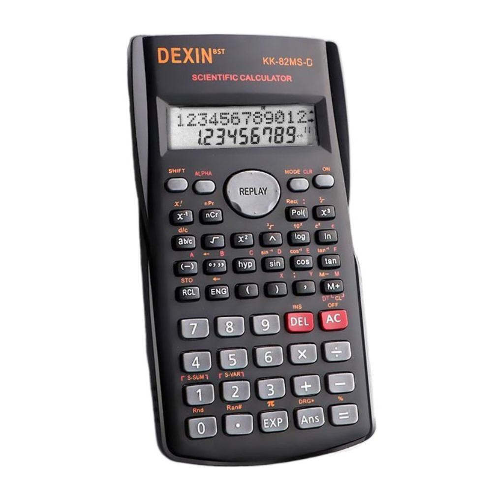 EODKUS Hiển thị 12 chữ số Máy tính khoa học Đa chức năng Màn hình 2 dòng Máy tính 240 chức năng Thực tế Di động Máy tính học sinh Trường học/Văn phòng - 3