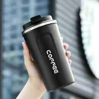 380ml/510ml Stainless steel coffee mug with Leakproof Lid Vacuum Insulation Stainless Steel