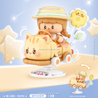 LOZ IDEAS Mini Block 4301-4308 Cute Animal Rocking Ride Gift Decoration Building Brick Toy 萌宠摇摇车