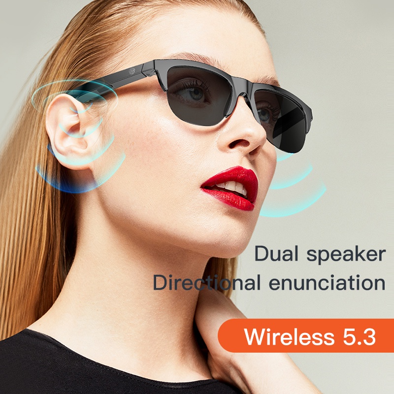 ~ Kính Mát Tích Hợp Tai Nghe Bluetooth 5.3 Cho Điện Thoại Thông Minh xiaomi huawei