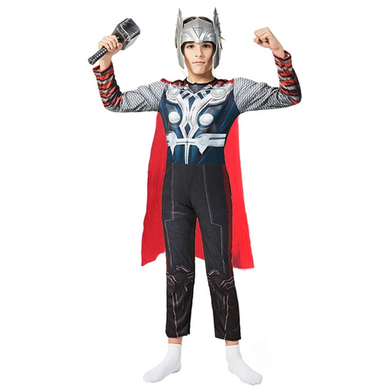 SuperHero Kids Thor Cosplay Costumes Children Muscle COS Cosplay Costumes