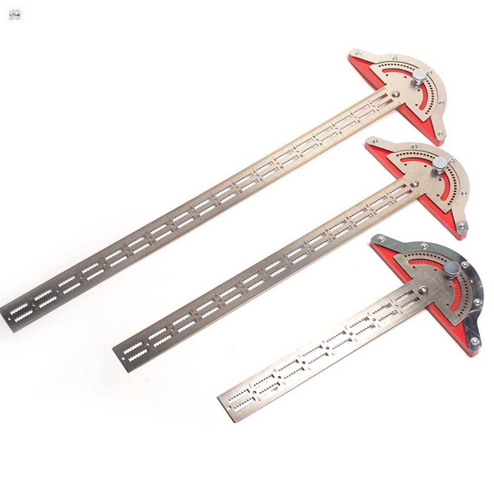 LITUILI Cân chính xác Quy tắc cạnh thợ gỗ Điều chỉnh 0-70 ° Loại chữ t Thước đo góc kỹ thuật số Dụng cụ thợ mộc Thép không gỉ Máy dò góc Dụng cụ đo lường