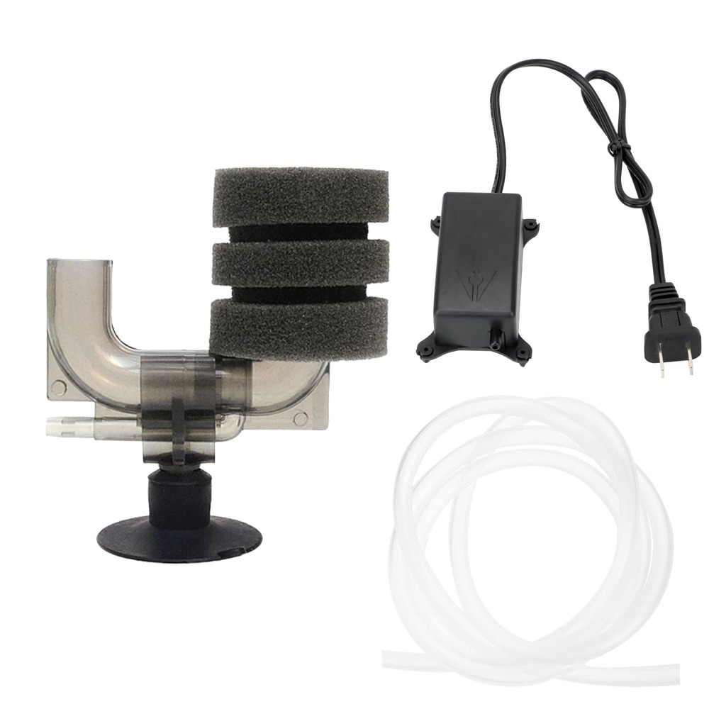 CSQ63 Yên tĩnh Bộ lọc bọt biển cho bể cá Cốc hút chân không Tăng cường oxy Bơm lọc bể cá Đa chức năng Công suất thấp Hệ thống tuần hoàn nước Bể cá - 2