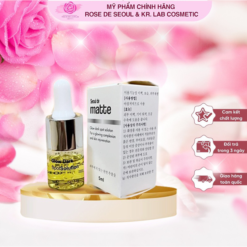 Nước thần rose de seoul seoul de matte 5ml CAM KẾT CHÍNH HÃNG