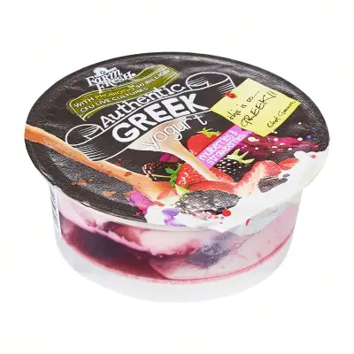 Farm Fresh Greek Yogurt Mulberries and Strawberries 120g