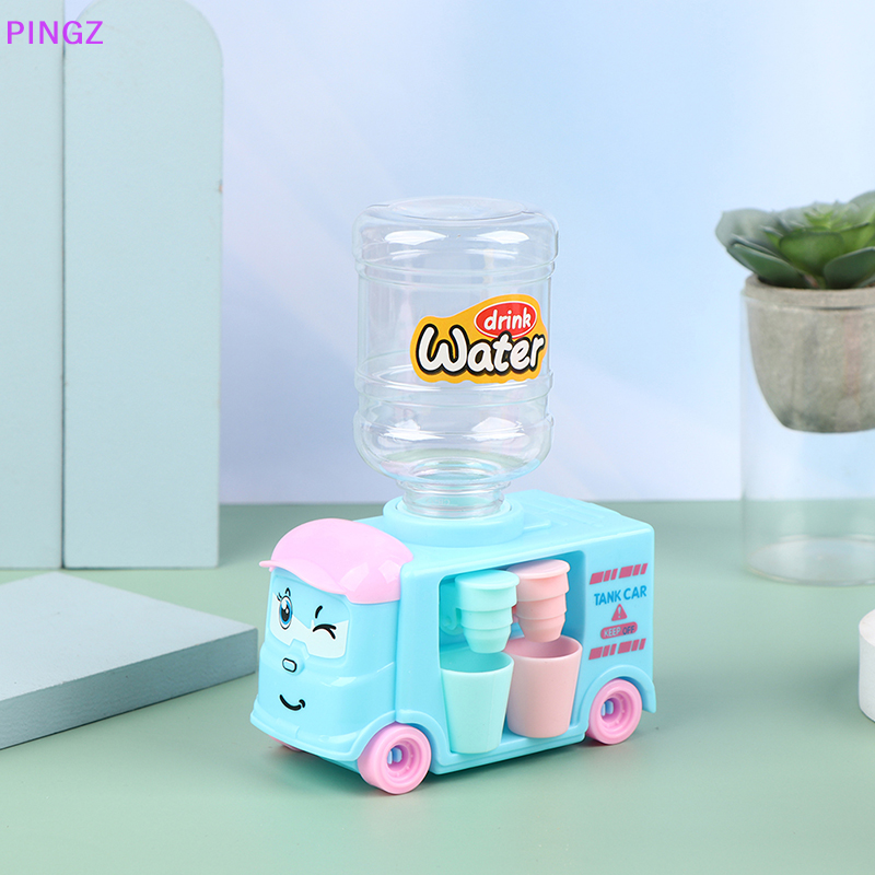 Lowest price PINGZ Xe buýt bình nước mini đồ chơi trẻ em Đồ trang trí đạo