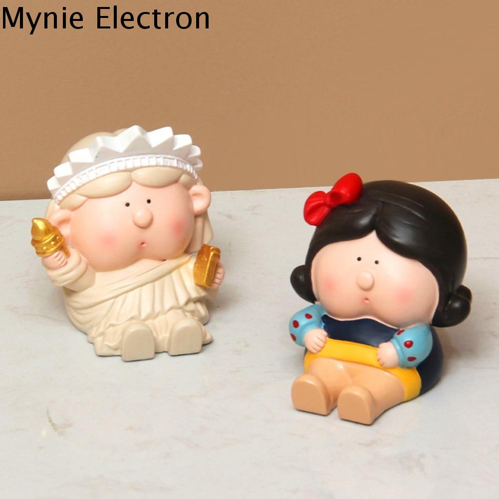 MYNIE Bạch Tuyết Giá đỡ điện thoại họa sĩ hoạt hình Le Petit Prince Bức tượng Giá đỡ điện thoại di động Phụ kiện điện thoại Hỗ trợ Giá đỡ điện thoại nghệ sĩ Trang trí bàn