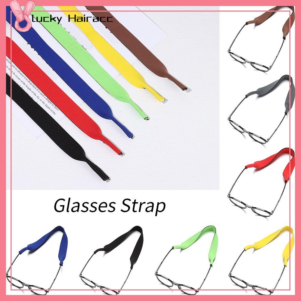 LUCKY HAIRACC Có thể điều chỉnh Hoán đổi cho nhau Ban nhạc Kính Dây Đeo Cổ Dây Kính mắt Chuỗi Kính mát Dây