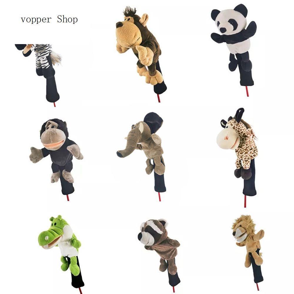 VOPPER Men Lady Mascot Club Head Protector for Driver Wood Head Covers For