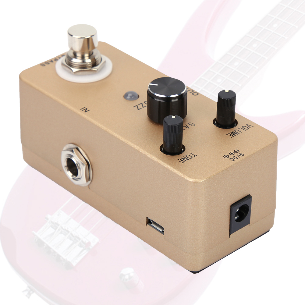 Retro Fuzz Đàn Guitar Điện Tác Dụng Bàn Đạp Tất Cả Vỏ Kim Loại Lông Tơ Phong Cách Hiệu Ứng Bàn Đạp Biến Dạng Cho Nhạc Sĩ Nhạc Rock