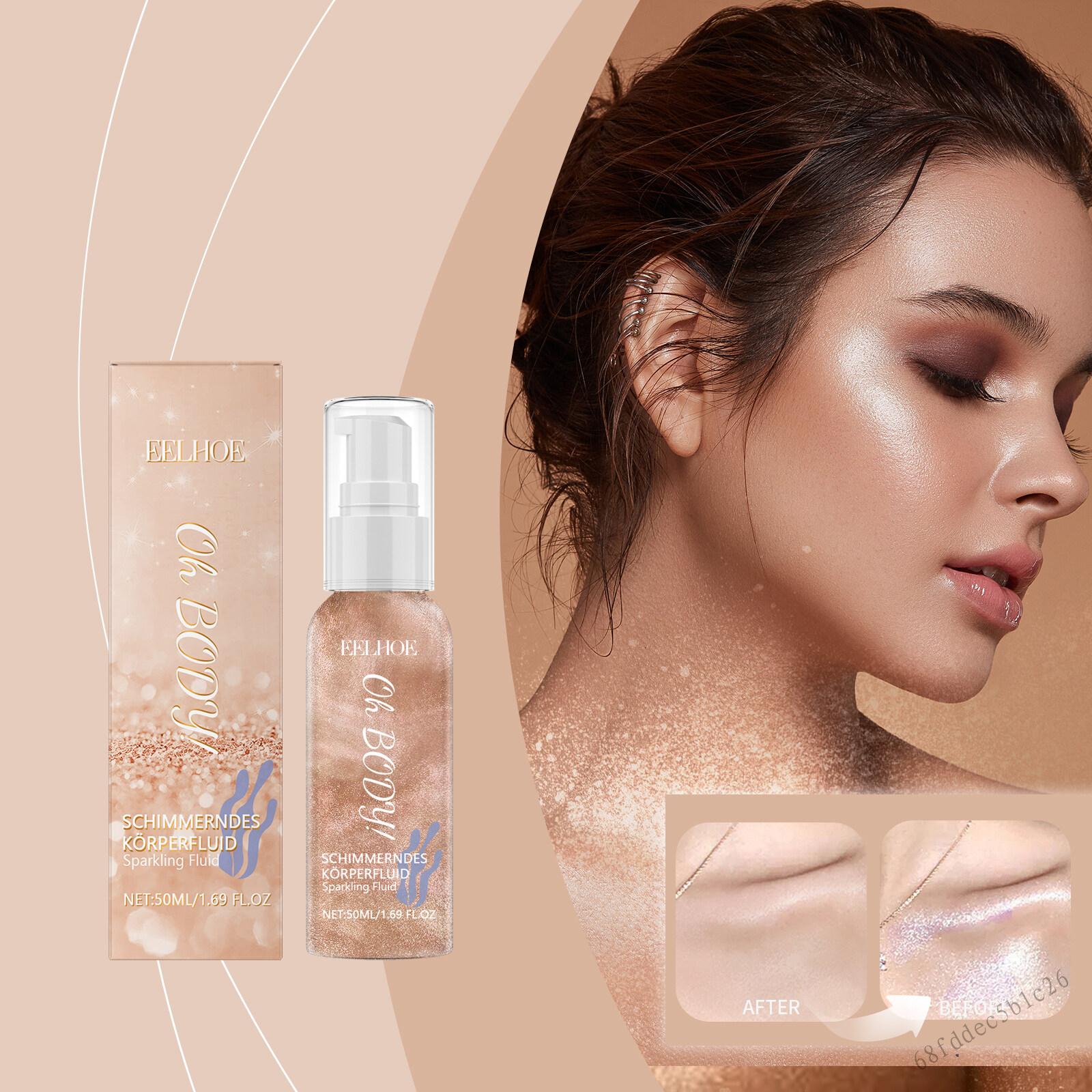 Liquid Highlighter Bronzer Oil - Xịt tạo đường viền lung linh cho mặt và tóc khô nhanh