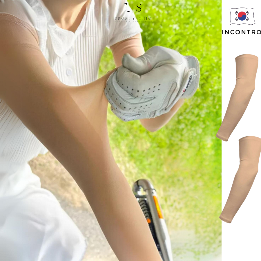 아웃도어_팔토시_한국_정품_쫀쫀하고 속건성_쿨 원단_Lippienos_Arm Sleeves Ống Tay Chống Nắng Golf Hàn Quốc Cao Cấp - Cổ Tay WRIST- Bảo Vệ Da Hoàn Hảo