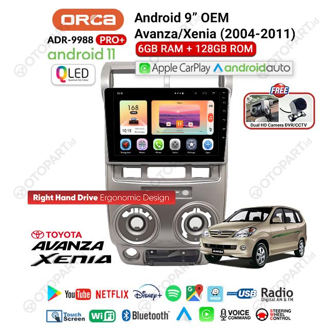 HEADUNIT CARPLAY 9 INCH ORCA PRO PLUS AVANZA/XENIA 2004-2011 - TOKO TERMAY Harga 6,810,000 rupiah*Gratis Ongkir