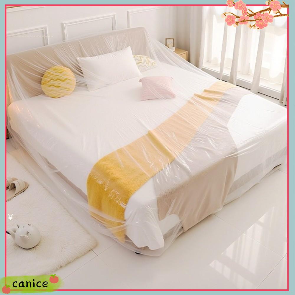 ASO5S PE trong suốt Bọc Chống Bụi Dùng Một Lần Trong suốt Các cạnh đàn hồi Màng Chống Bụi Nhựa Vỏ bọc hoàn toàn Nhựa dày Vỏ đàn hồi Đồ nội thất