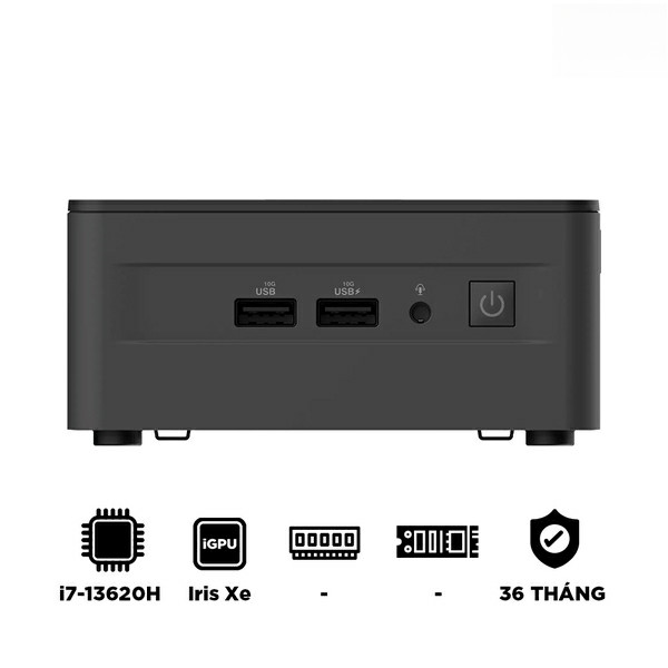 Mini PC ASUS NUC 13 Pro RNUC13ANHH700000I Intel® Core™ i7-13620H - Intel® Iris® Xe Graphics - Hàng Chính Hãng