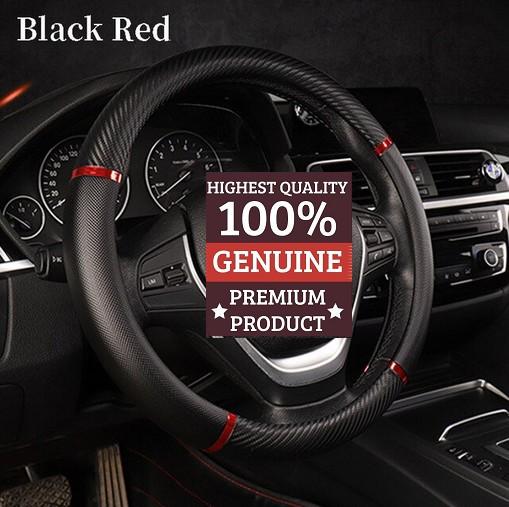 TOYOTA RUSH SETIR COVER MOBIL STIR SPORTY LEATHER CARBON-Sukses Gemilang21 Harga 629,000 rupiah*Gratis Ongkir