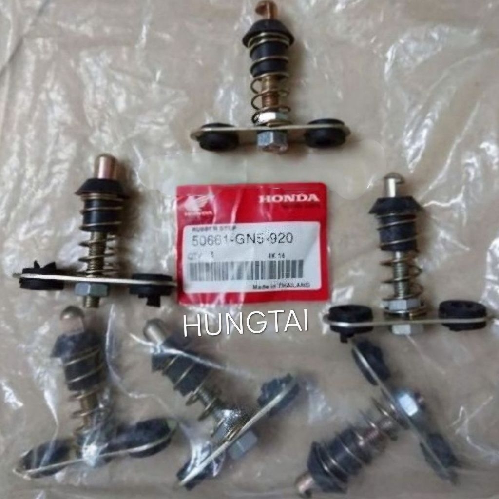 Chốt T lò xo trên, gài cốp khóa yên ngồi xe DREAM... zin Honda