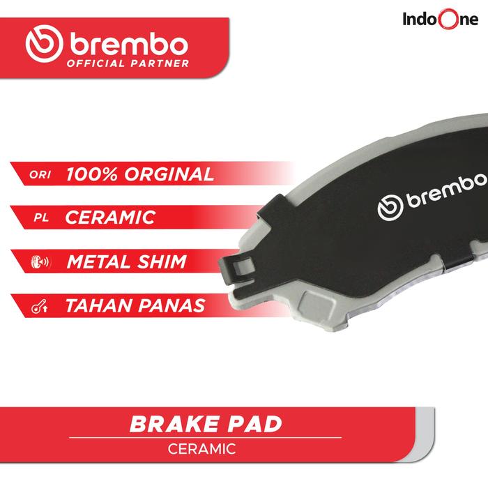 KAMPAS REM BREMBO HYUNDAI SANTA FÉ II, III (F) - P30036N -SPAREPARTVIN Harga 1,190,000 rupiah*Gratis Ongkir