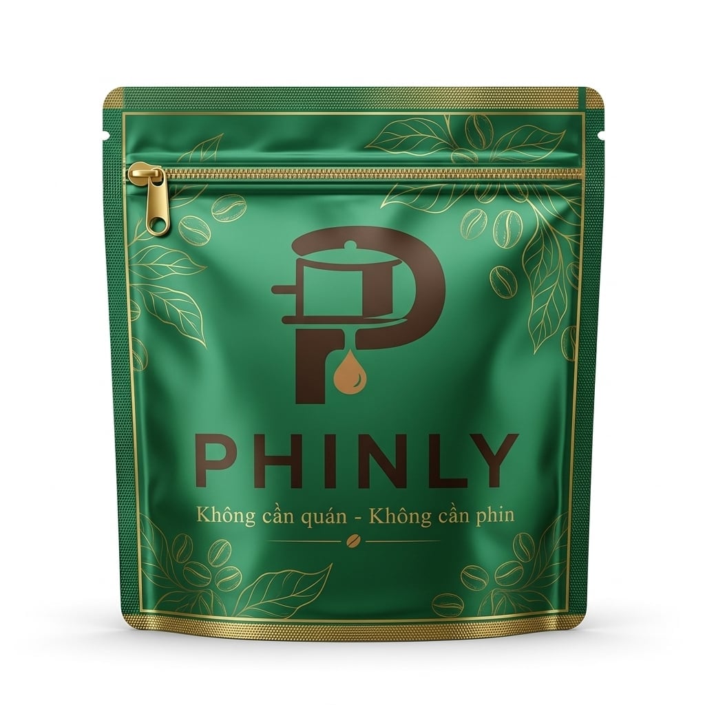 Cà Phê Xay Arabica Cầu Đất PHINLY - 500g - Pha Phin