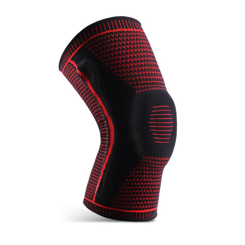 1PCS BĂNG nẹp nén đầu gối Silicone Knit bảo vệ đầu gối băng với xương bánh