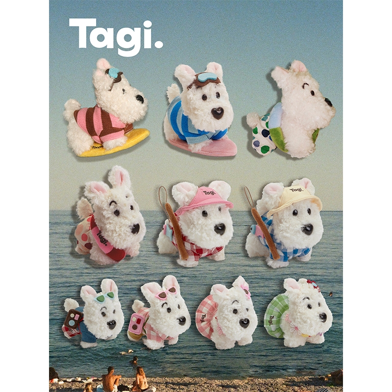 Tagi. Haha Puppy Pendant Small Plush Toy Doll Bag Pendant Stuffed Toys Charms Birthday Gift ราคา 723 บาท*ส่งฟรี