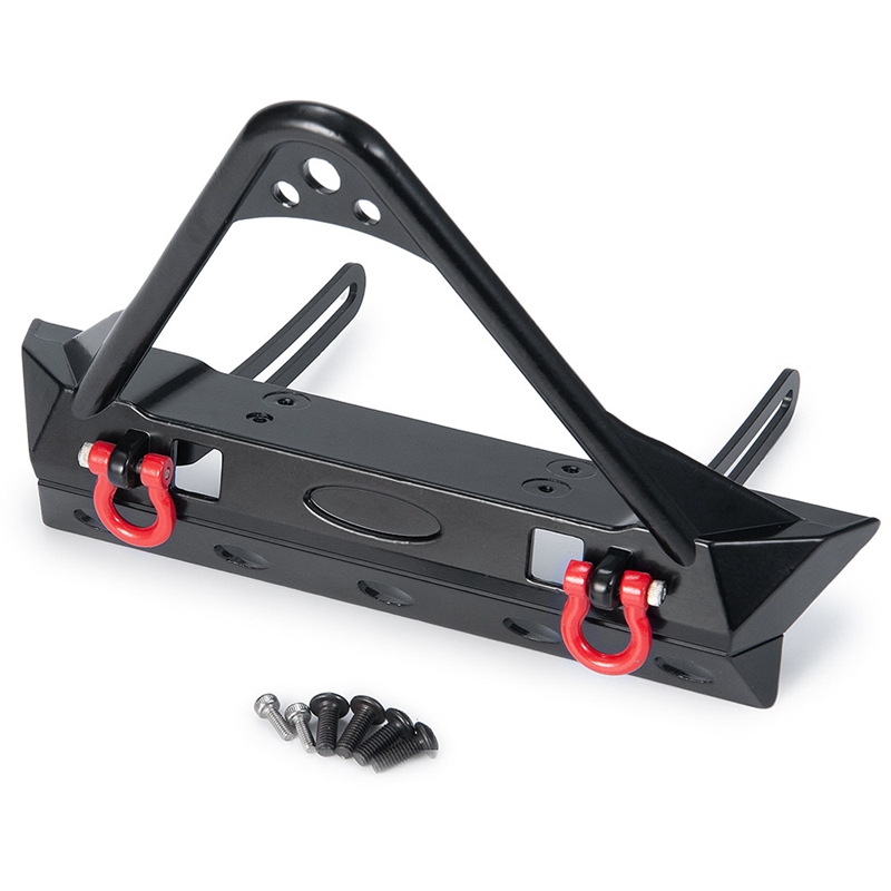 Metal Front Bumper with Tow Hook for Axial SCX10 SCX10 II 90046 Traxxas