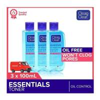 Clean & Clear Essentials Oil Control Toner - Bundle Of 3