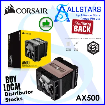 (ALLSTARS : We Are Back Promo) CORSAIR A500 High Performance Dual Fan CPU Air Cooler (CS-CT-9010003-WW) (Warranty 5years with Convergent)